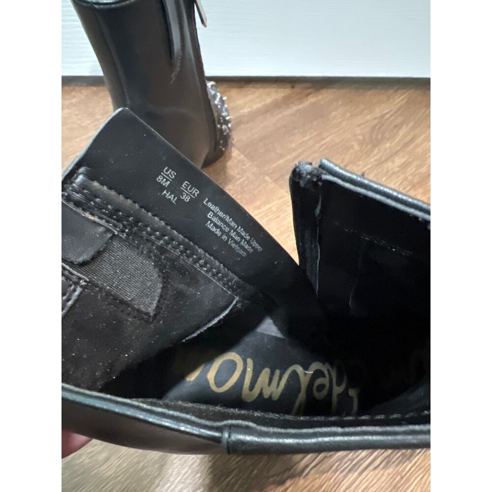 Sam Edelman Hal Studded Bootie in Black Leather Women's 8 - Picture 9 of 10